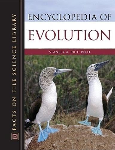 Cover of the book "Encyclopedia of Evolution" by Stanley Rice featuring some birds