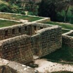 Inca walls, Ingapirca, Andes of Ecuador.