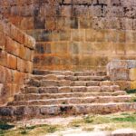 Inca walls, Ingapirca, Andes of Ecuador.