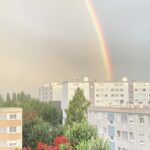 Rainbow in Hoenheim, north of Strasbourg.