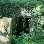 Old concrete bunker built before World War II to defend France from Nazis coming over the Rhine river a mile away. The bunkers were not used because the Nazis invaded through Belgium, from the north, rather than across the Rhine, from the east.