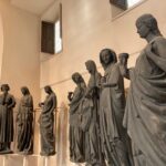 From the Museum of the construction of the Cathedral in Strasbourg, which contains many artifacts no longer in the cathedral. Statues of the seven foolish maidens from Jesus' parable.
