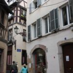 Many streets in medieval Strasbourg were narrow, and they still are today.
