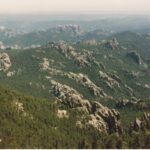 The Black Hills of South Dakota as seen from its highest point, Harney Peak.