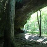 Mantle Rock is a sandstone arch in northwestern Kentucky, on land protected by The Nature Conservancy. This was where the Hilderbrand contingent of Cherokees on the Trail of Tears camped in winter 1838.